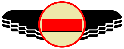 Wings Patch blank clipart