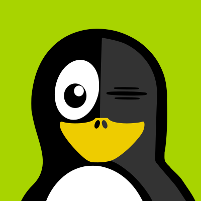 Winking Penguin clipart