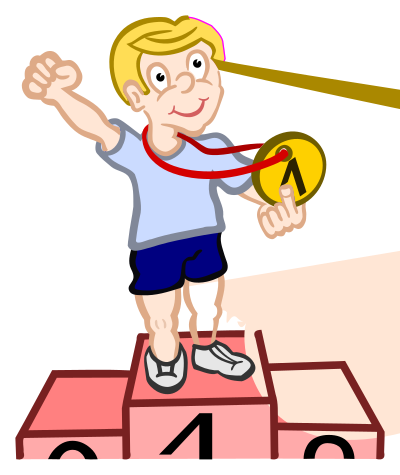 Winner - coloured clipart