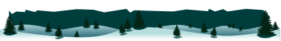 Winter Forest Panorama clipart