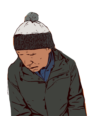Winter Hat Man clipart