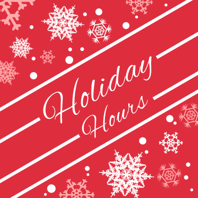 Winter Holiday Hours clipart