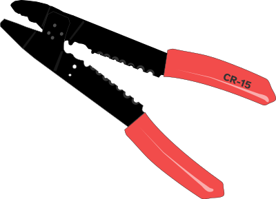 Wire Crimping Tool clipart
