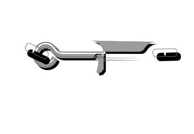 Wire Hook and Eye clipart