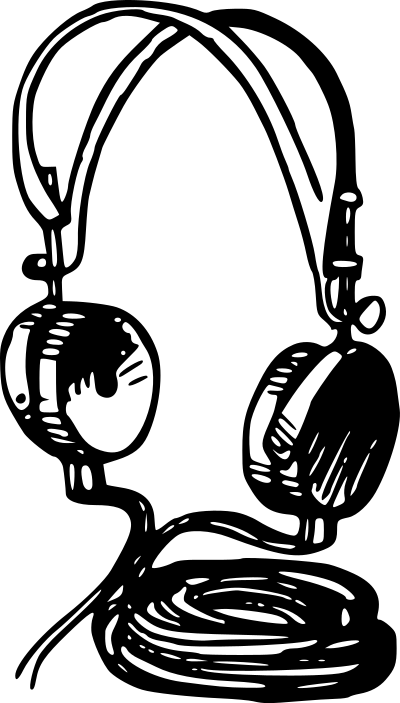 Wireless Headset clipart