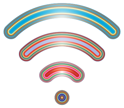 Wireless Signal Icon Enhanced clipart