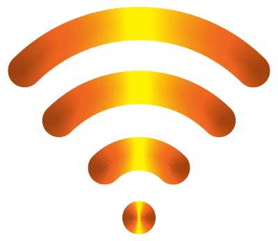 Wireless Signal Icon Enhanced 3 clipart