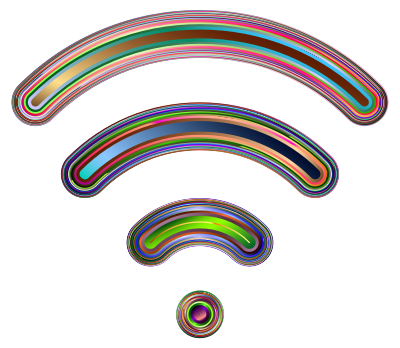 Wireless Signal Icon Enhanced 7 clipart