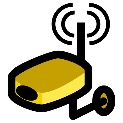 Wireless video camera clipart
