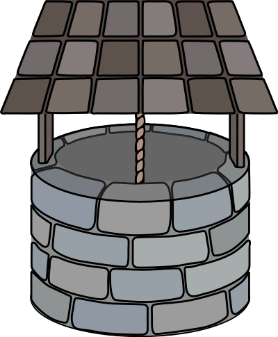 Wishing well clipart