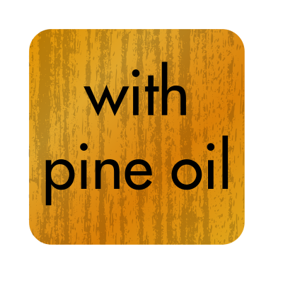"With Pine Oil" Sticker clipart