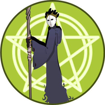 Wizard emblem clipart