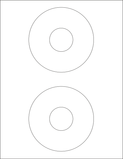 WL-1200 CD Label Template clipart