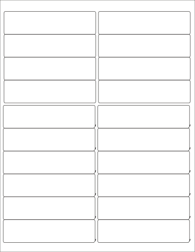 WL-75 Shipping Label Template clipart