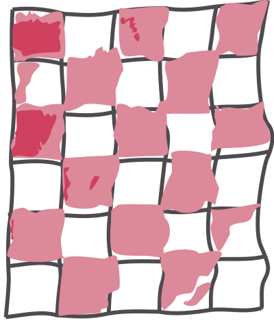 Wobbly Checker Board clipart