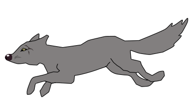 Wolf Colour Remix clipart