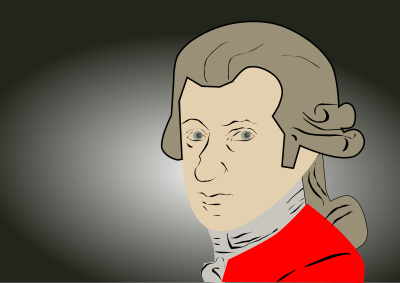Wolfgang Amadeus Mozart clipart