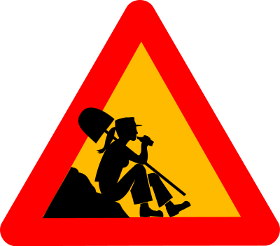 Woman at work clipart