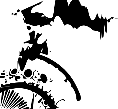 Woman behind fan clipart