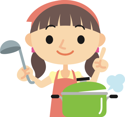 Woman Cooking (#2) clipart