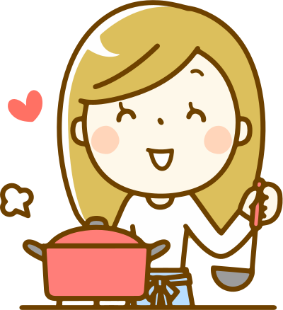 Woman Cooking (#3) clipart