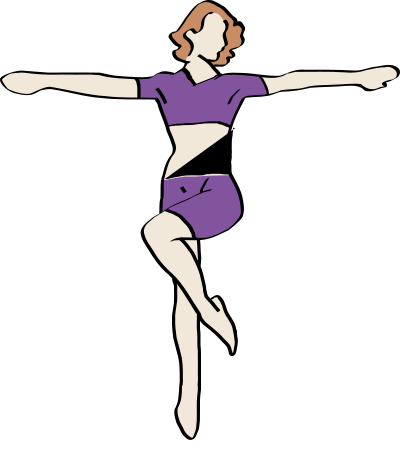 Woman Dancing clipart