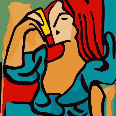 Woman Drinking 2 clipart