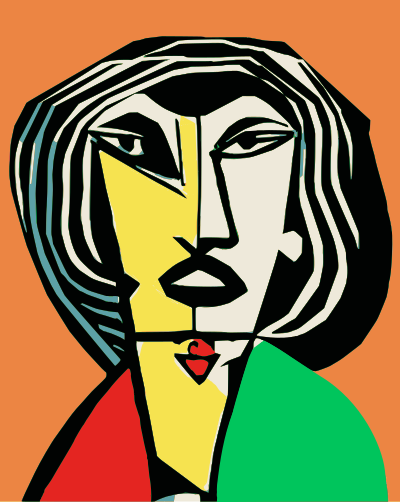 Woman Drinking 4 clipart
