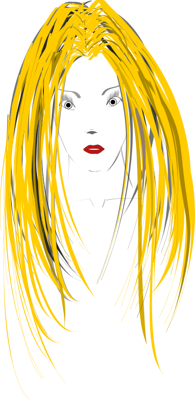 "woman" face clipart