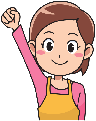 Woman homemaker clipart