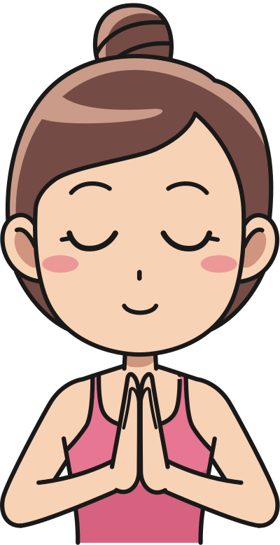 Woman Meditating clipart