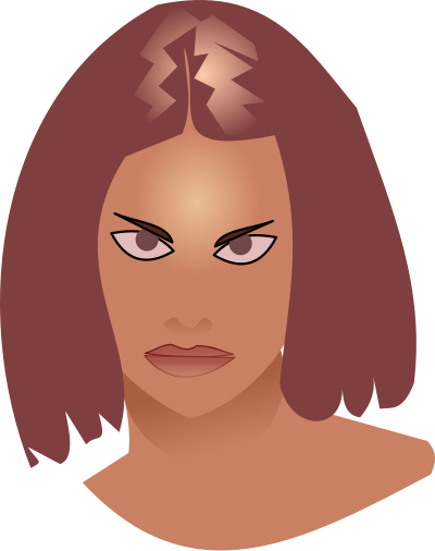 Woman model clipart