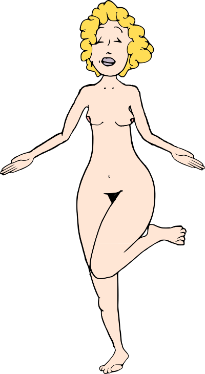 Woman Nude 5 clipart