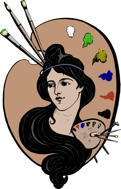 Woman Palette - Colour Remix clipart