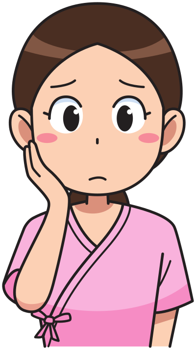 Woman patient clipart