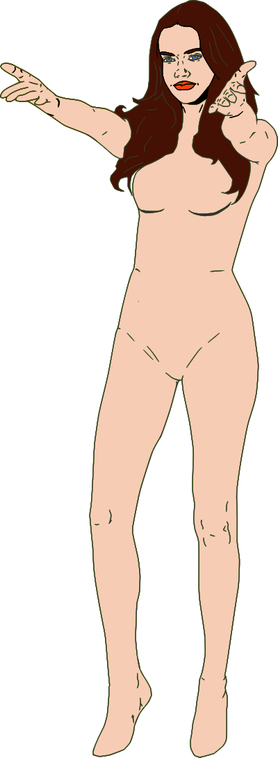 Woman Pose 1 clipart