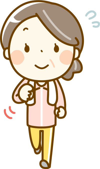 Woman running (#3) clipart