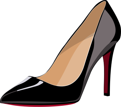 Woman shoe clipart