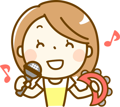 Woman Singing (#2) clipart