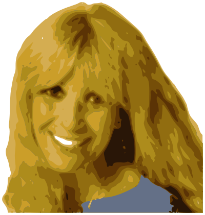 Woman smiling clipart