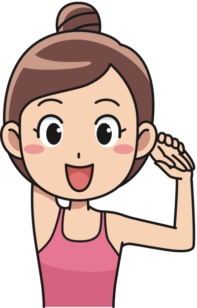 Woman Stretching (#1) clipart