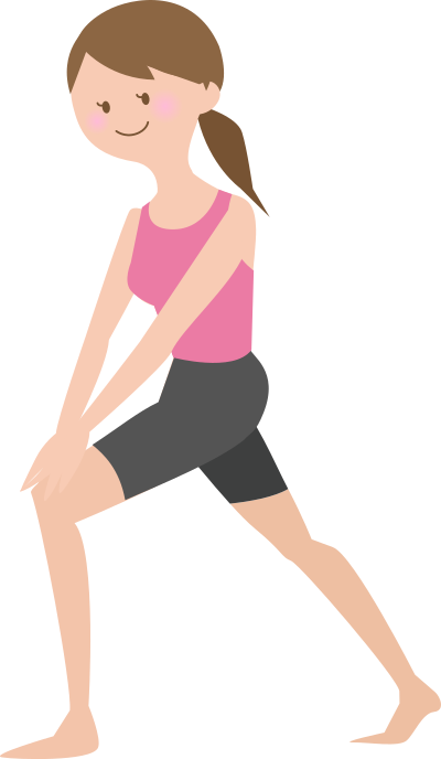 Woman Stretching (#2) clipart