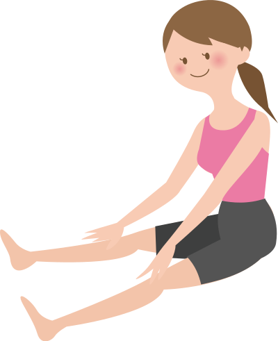 Woman Stretching (#4) clipart