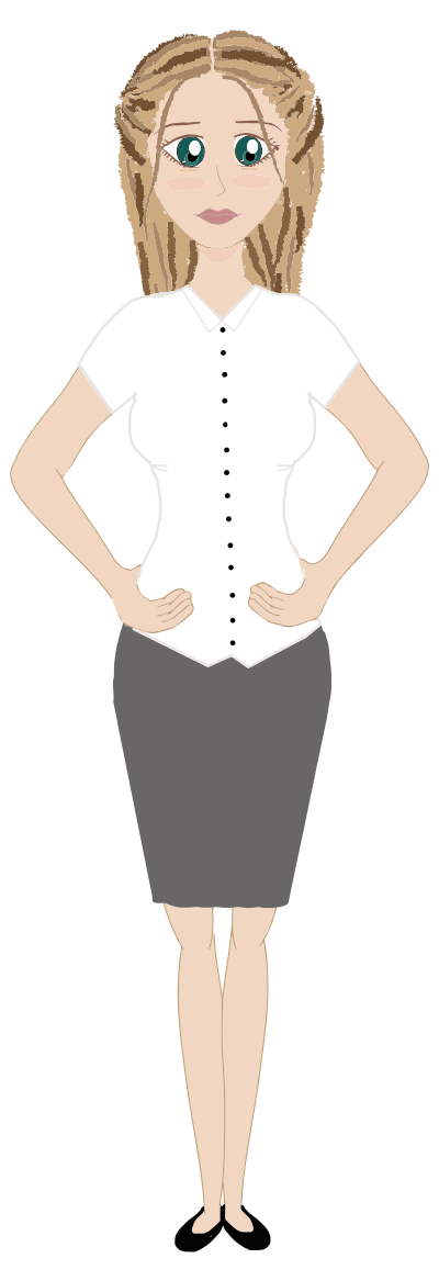 Woman With Hands On Hips clipart