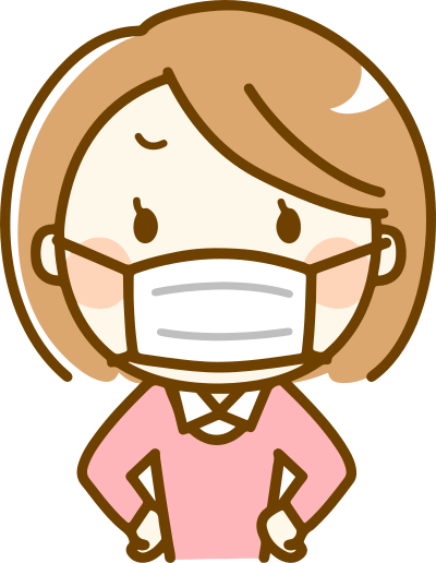 Woman with Mask (#1) clipart