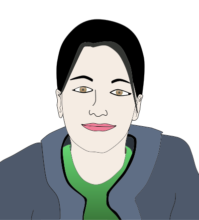 Woman's Portrait 13 clipart