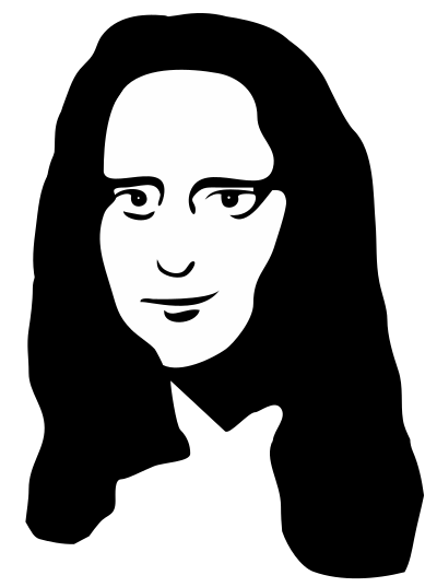 Womans portrait clipart