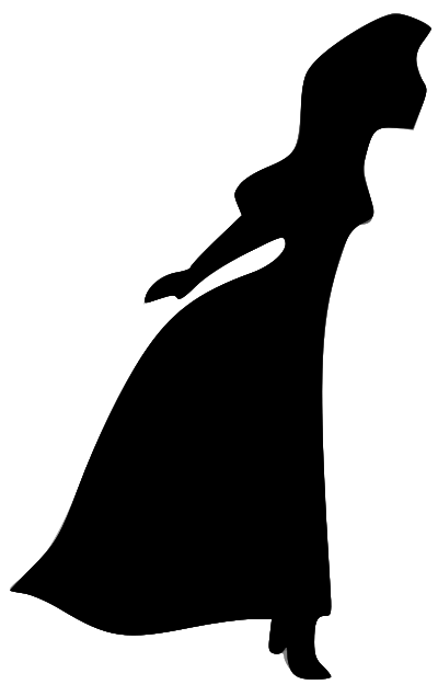 Woman's silhouette clipart