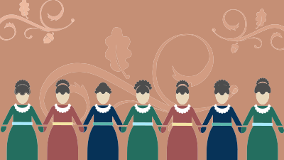 Women Holding Hands Background clipart