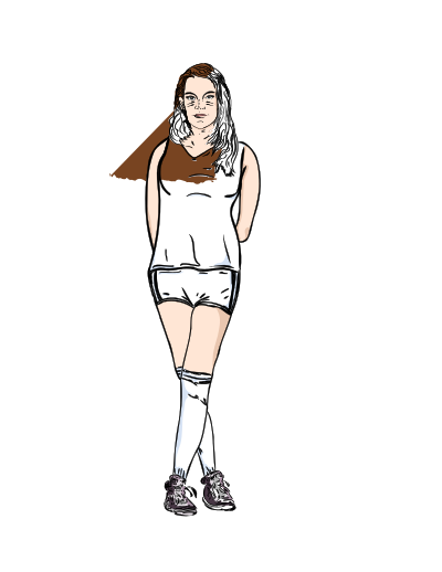 Women soccer clipart